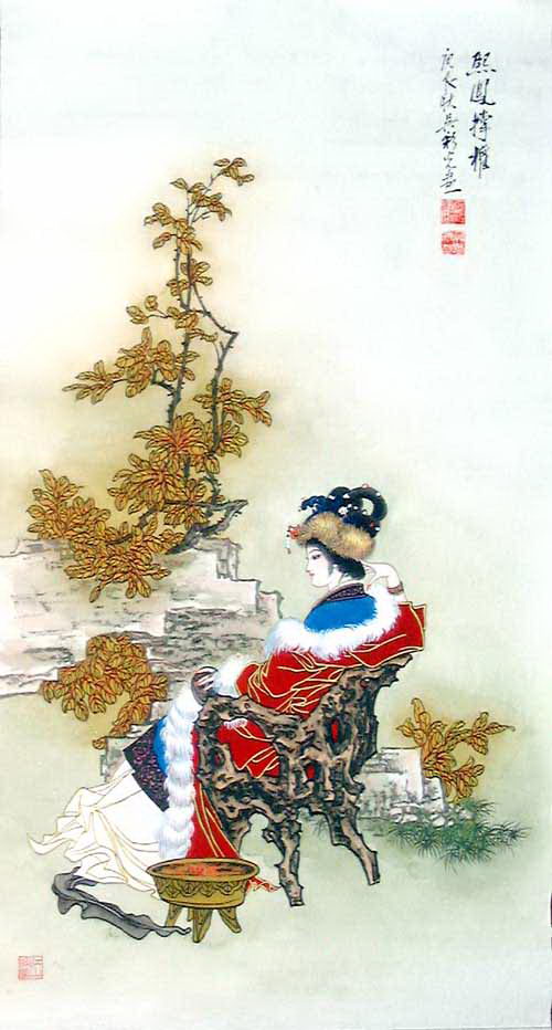 吴 彩 光 金 陵 十 二 钗 图 - 香儿 - .